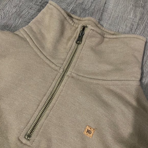 10TREE CROP HALF ZIP SWEATER - Picture 2 of 3